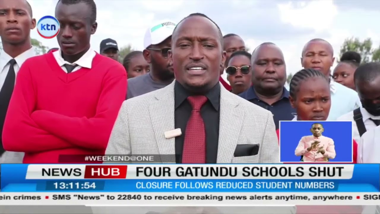 Government shuts 4 schools in Gatundu North Constituency over low enrolment