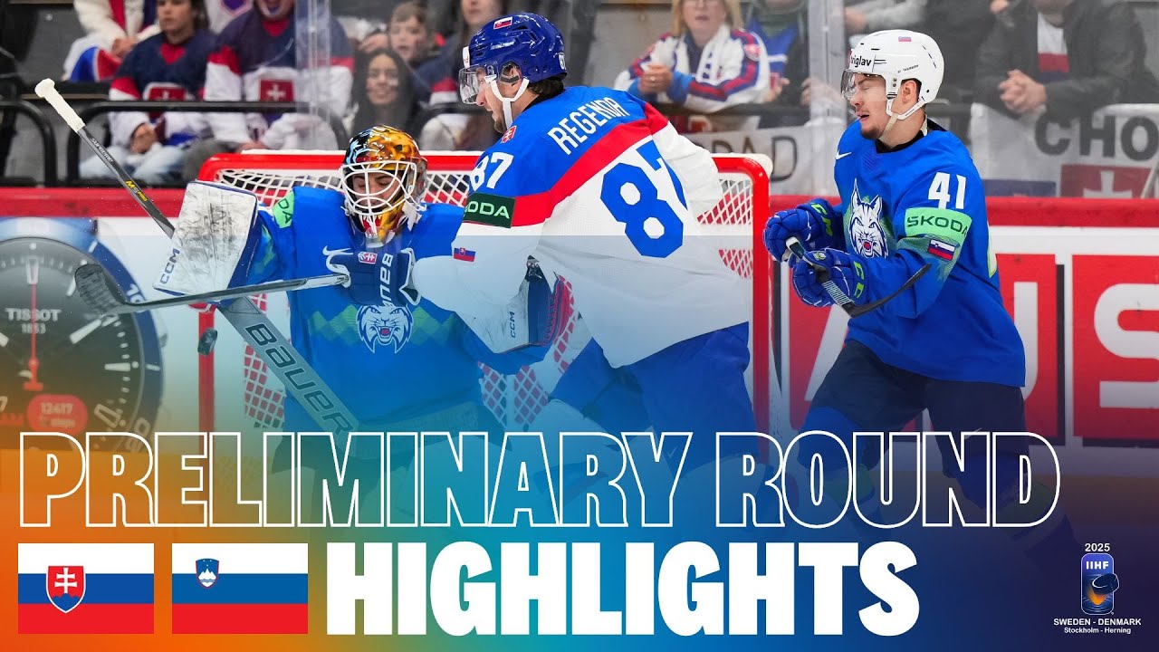 Highlights: SLOVAKIA vs SLOVENIA | 2025 #MensWorlds #IIHF