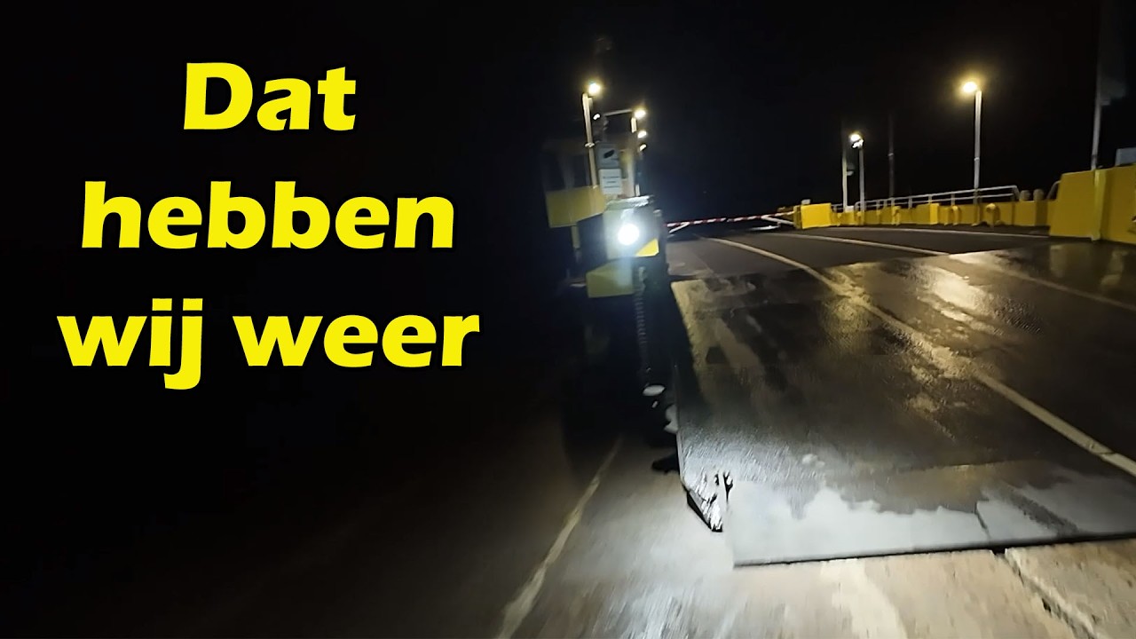 Nachtelijke overtocht met een veerpont- drama op het water?