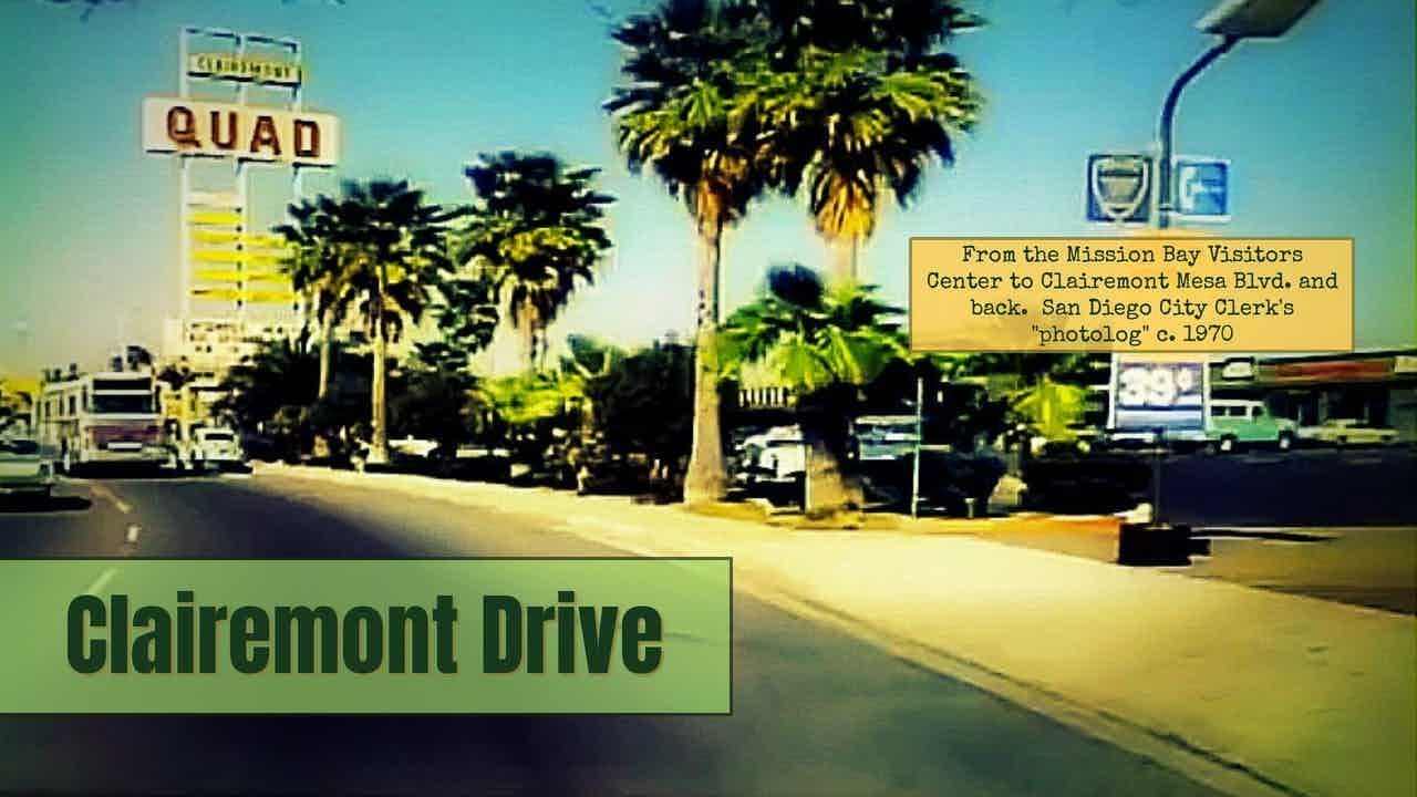 Clairemont Drive Photolog c. 1970