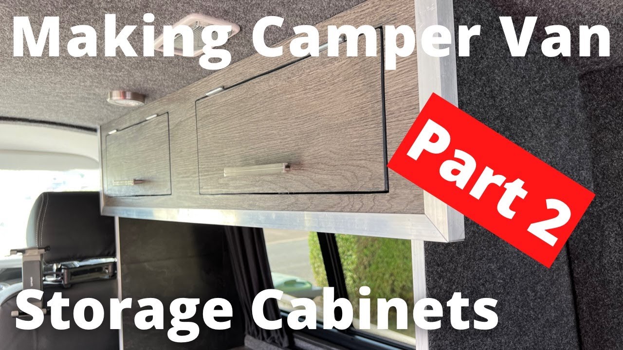 Making Camper Van Storage Cabinets, Storage cupboards Part 2