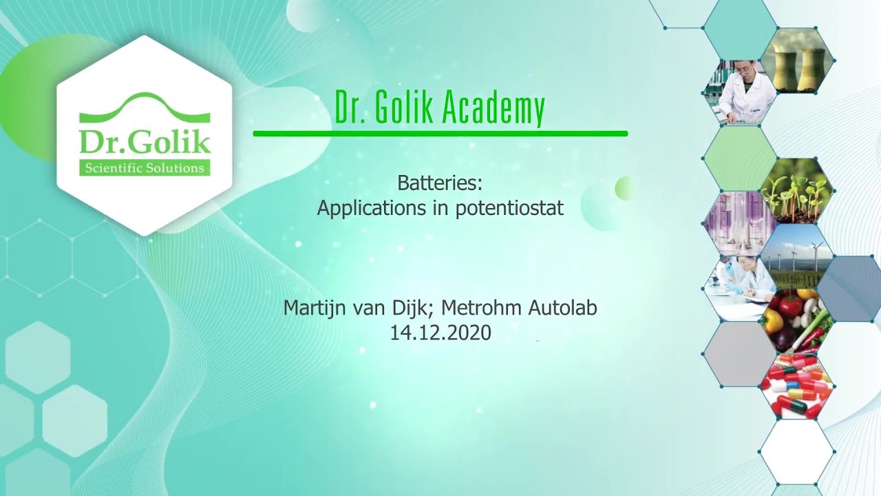 Webinar on: Batteries - Application in potentiostat