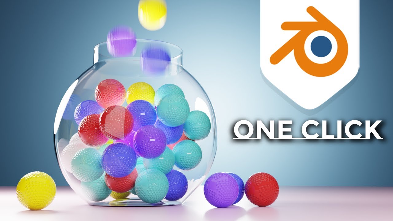 Drop Objects / Fill Container EASLY In Blender!
