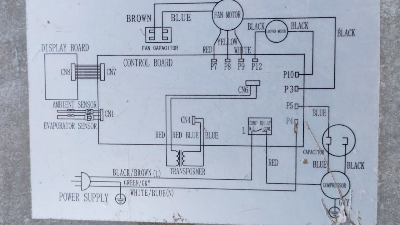 window AC Complete Wiring Connection ll Window AC Conditioner Wiring Diagram ITTC patna