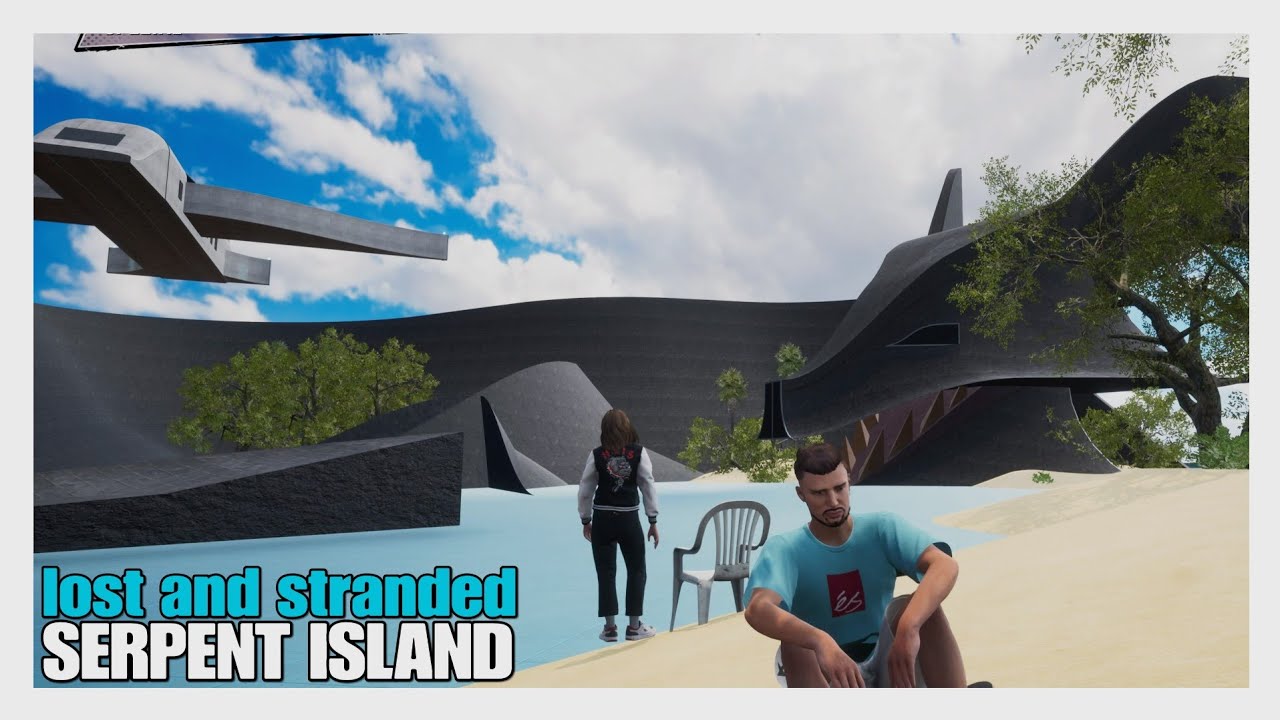 SERPENT ISLAND in Tony Hawk's Pro Skater 3+4 (CREATE-A-PARK)