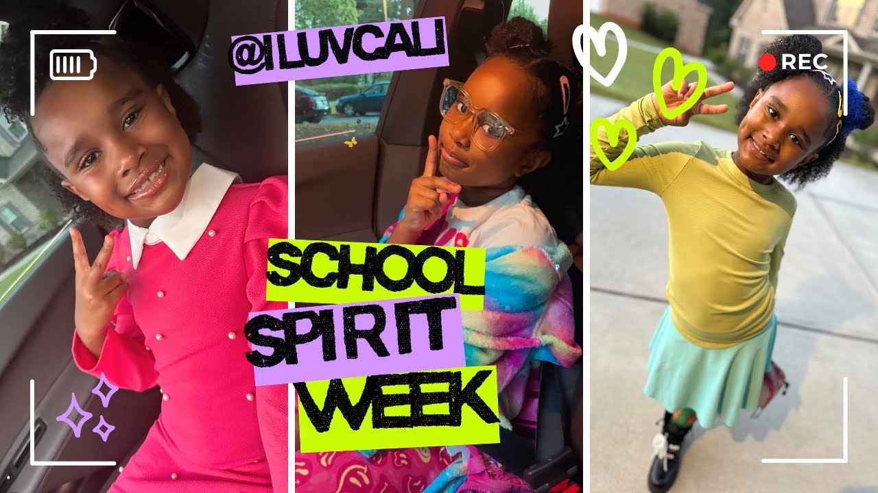 8-Year Old Morning Routine for School Spirit Week | @iLuvCali
