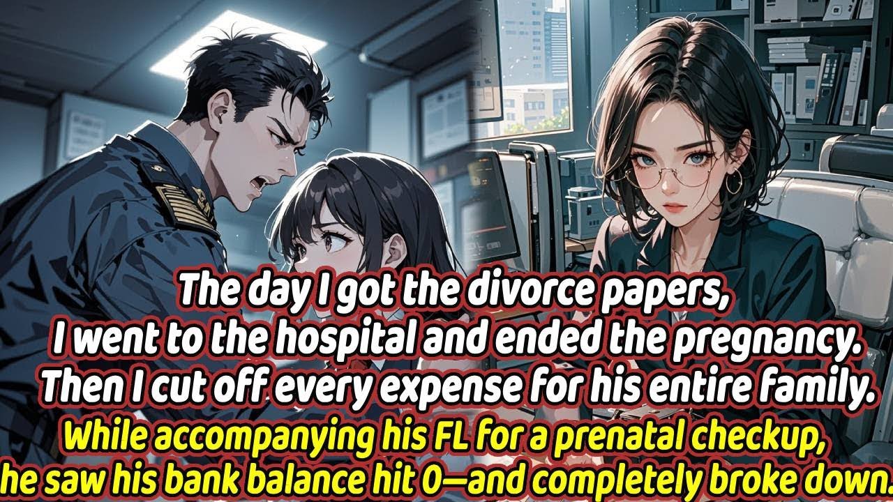 The day I got the divorce papers, I went to the hospital and ended the pregnancy.