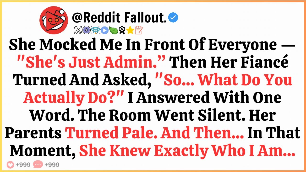 My Sister Mocked Me In Front of Everyone — Then Her Fiancé Turned Pale and Said, “You’re the Judge?”
