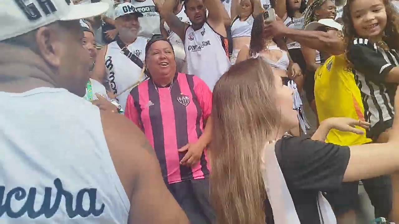 30/03/2025( Bateria da Galoucura e torcida). Continuação do teste sobre acústica na Arena MRV.