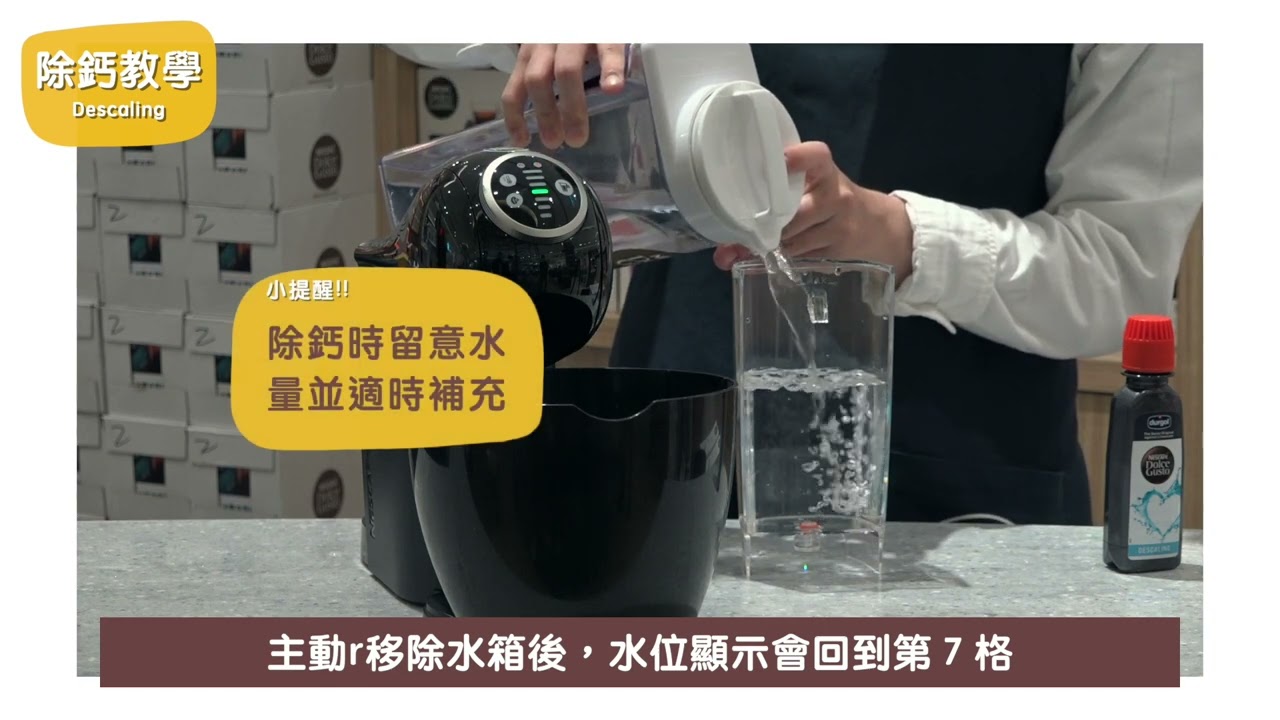 Genio S Plus 小精靈咖啡機 Plus - 除鈣教學