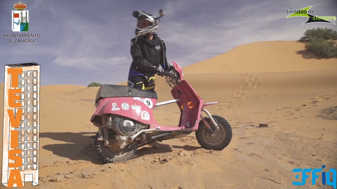 Vespa Raid Maroc 2016. Sara García. Etapa 5: Erg Chebbi
