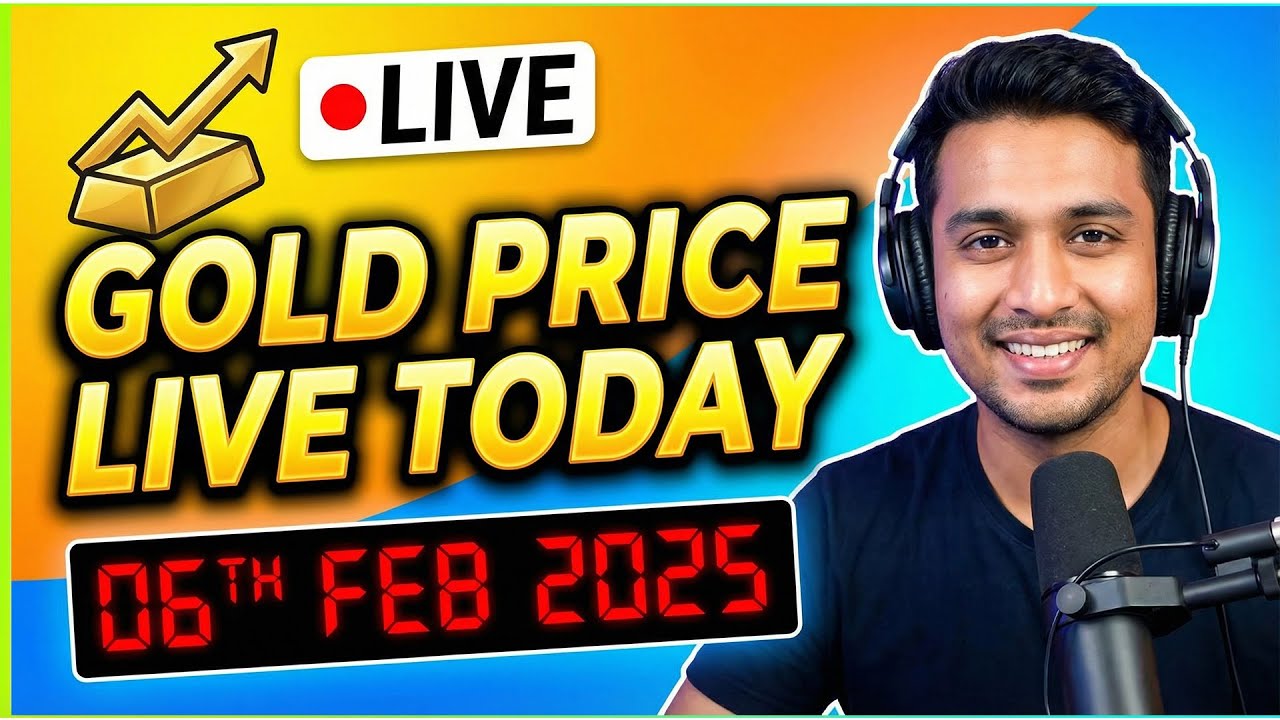 GOLD Price Live Today 06TH FEB 2025 Today Gold Rate in India Fashion WOrld