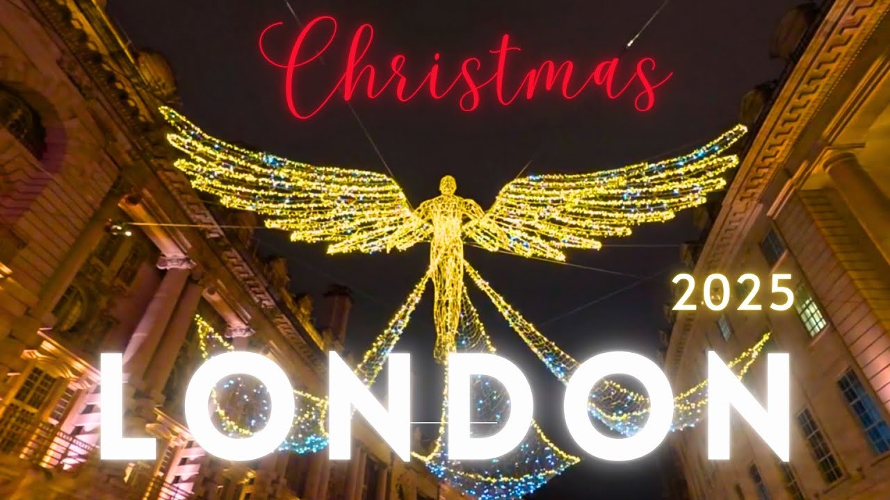 ✨London's Magical CHRISTMAS LIGHTS  2025 ✨ | Walk Tour | Oxford Street, Bond Street | 4K HDR 🎄🎁