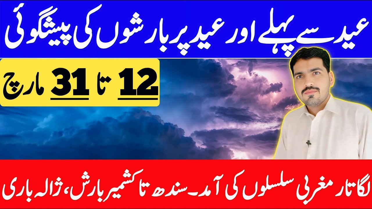 Thunderstorm,Windstorm,Rain's & Hailstorm Prediction For Next 24 Hour's |  Weather Forecast Pakistan