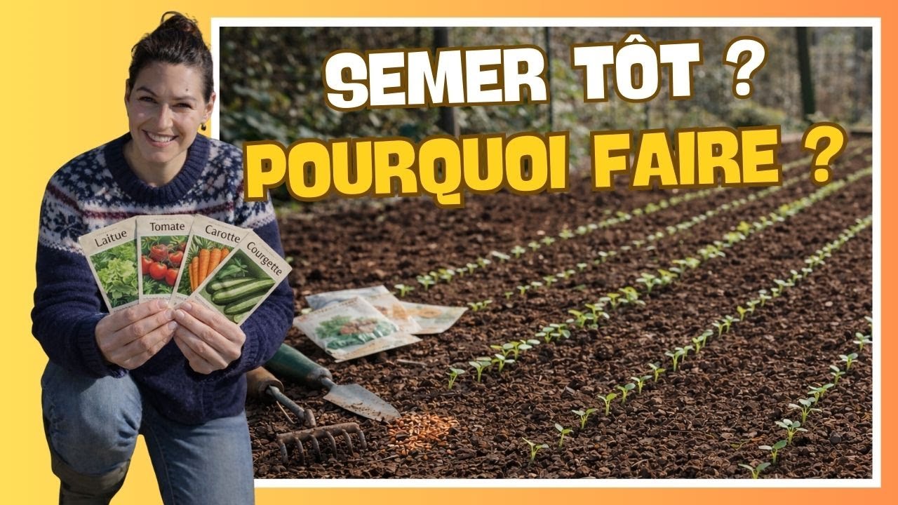 👩‍🌾 Semer tôt pour optimiser son potager