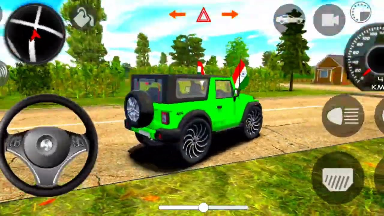 🥰 Mahindra thar power driving video 💪(gadi wala game) Android mobile game🎮 video 2026⚡