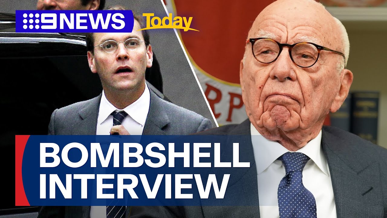 James Murdoch breaks silence on succession plan | 9 News Australia