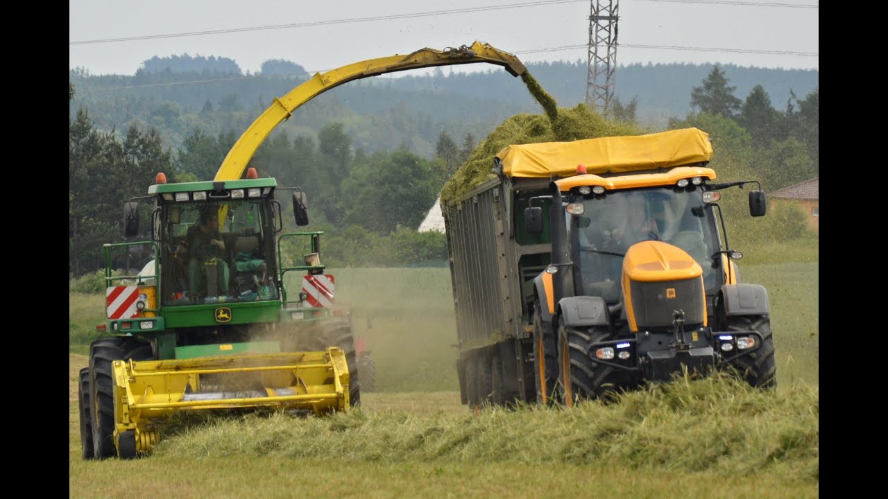 Grass silage 2015/JCB Fastrac 8310,8250V-tronic/John Deere 7700/Zetor/Rols Lešany