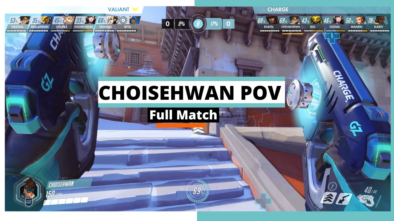 CHOISEHWAN POV | Tracer, Pharah & Soldier76 | Guangzhou Charge vs L.A Valiant | OWL 2021 Week 18