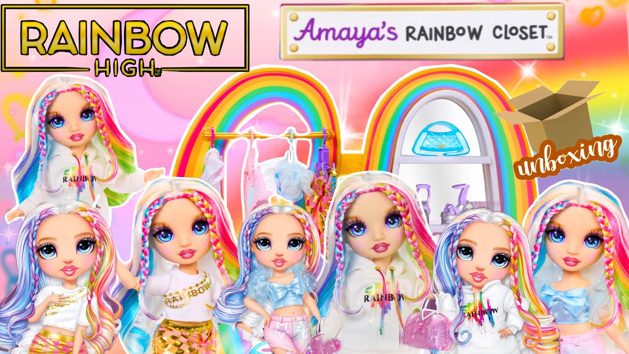 RAINBOW HIGH AMAYA‘S RAINBOW CLOSET PLAYSET UNBOXING 🩷🌈