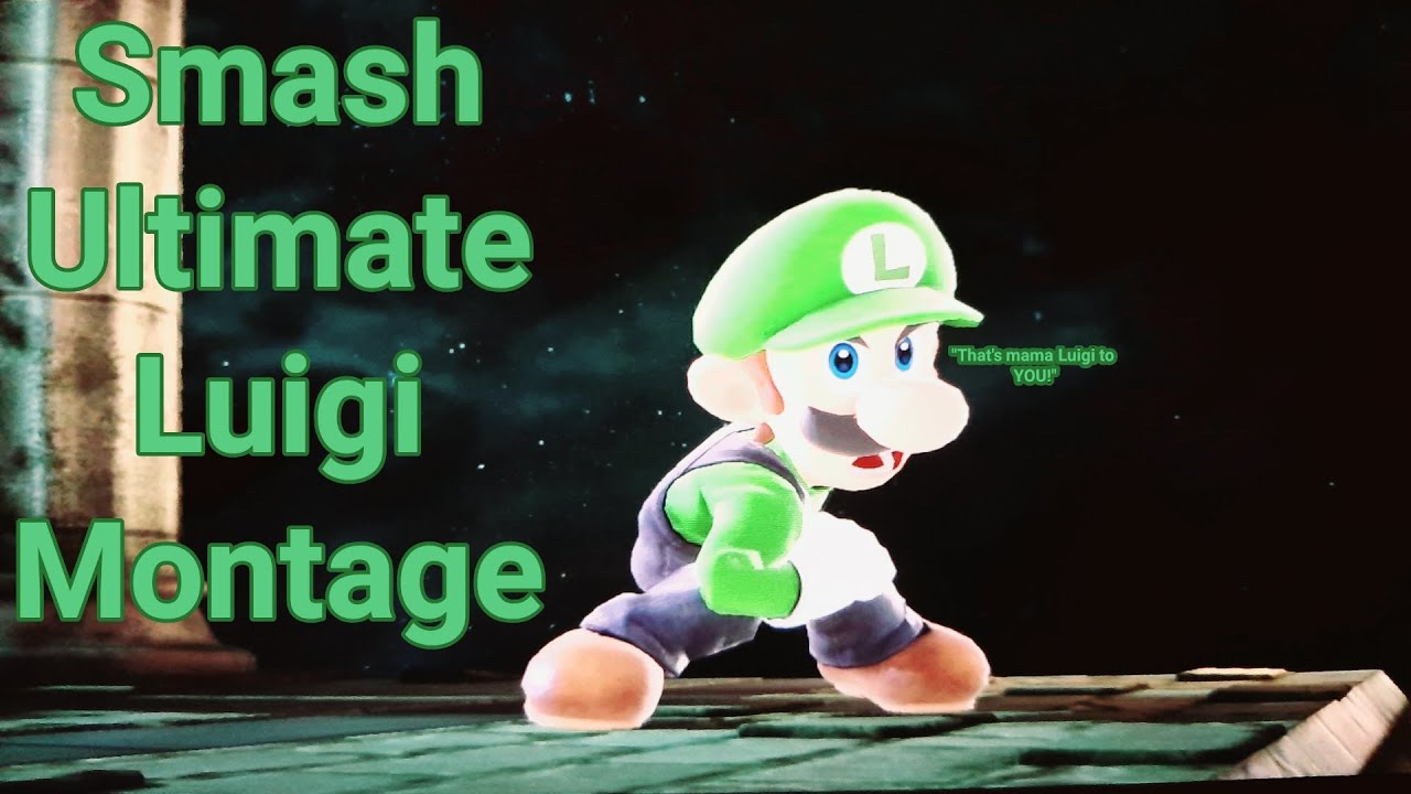 An Average Luigi Montage (Smash Bros. Ultimate Montage)