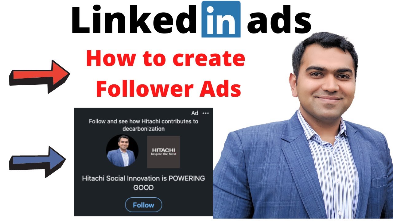 How to create Follower Ads in LinkedIn Ads | Linkedin Ads Course
