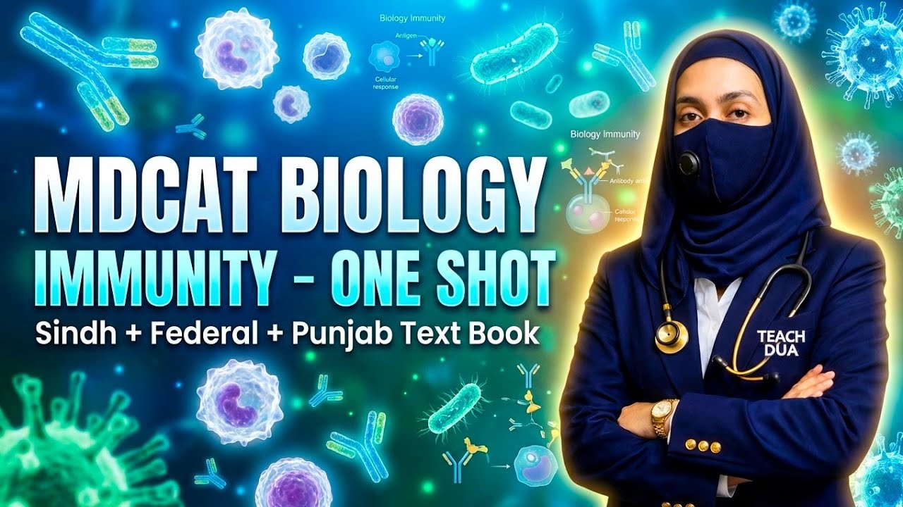 MDCAT Biology | Immunity One Shot | Complete Chapter Class 11 (Sindh + Federal + Punjab)