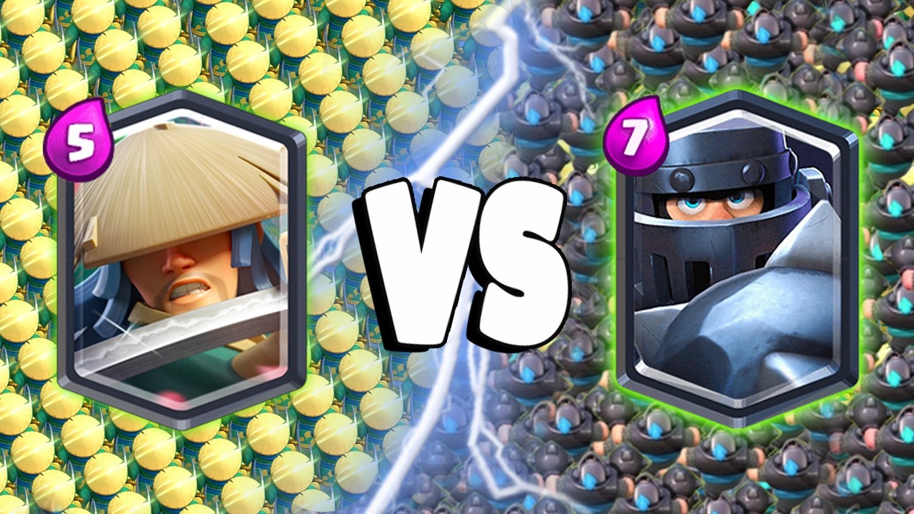 RONIN VS MEGA KNIGHT | Clash Royale Challenge