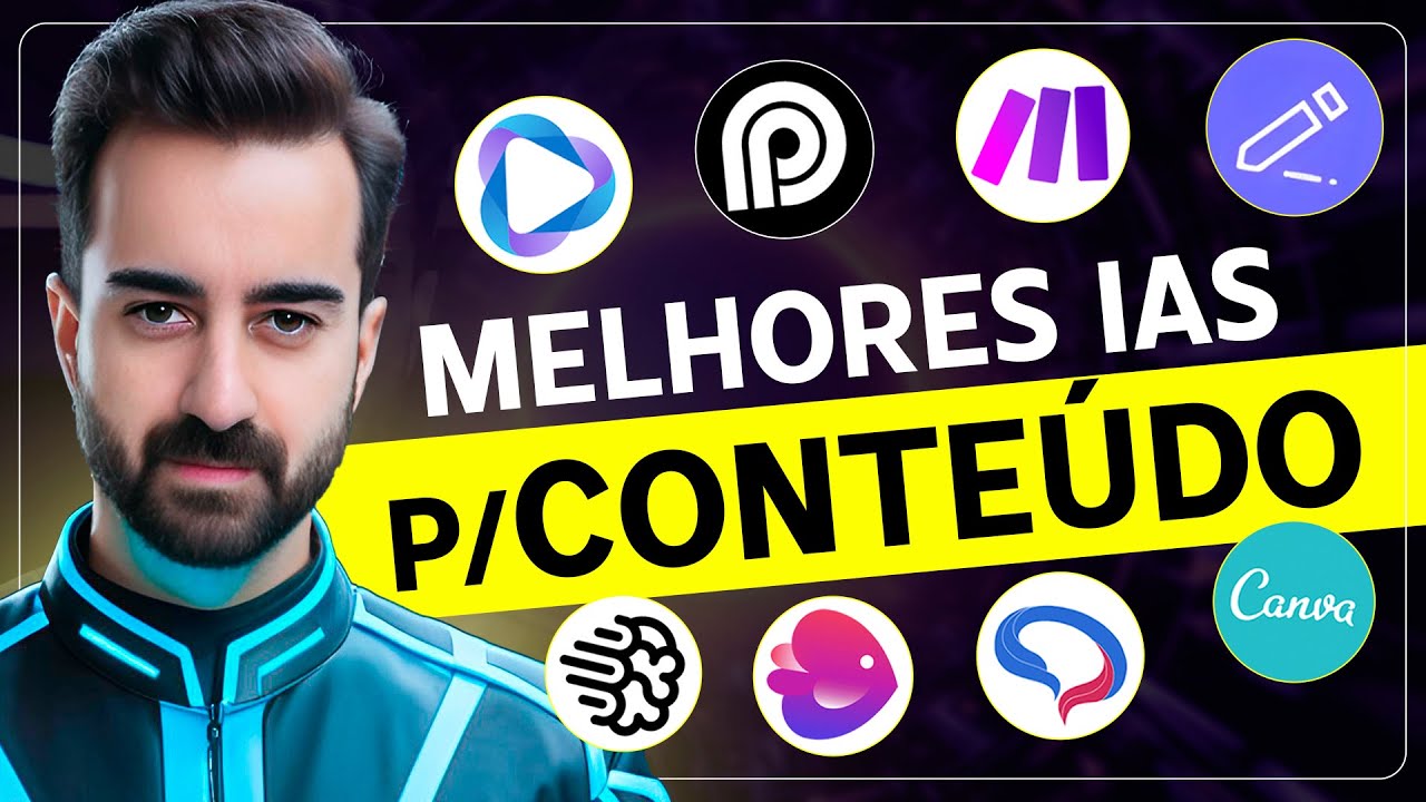 8 MELHORES IAS para CRIAR CONTEÚDO! Post, vídeo, blog e MUITO MAIS!