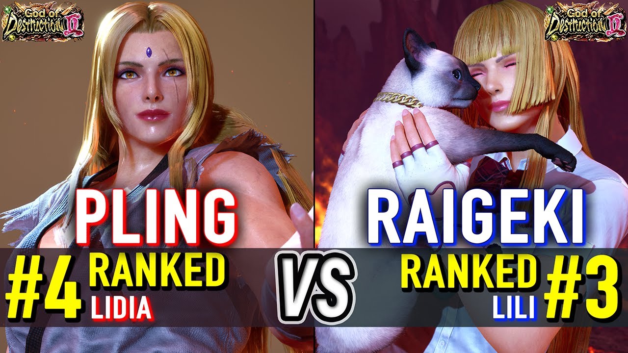 T8 🔥 PLING (#4 Ranked Lidia) vs RAIGEKI (#3 Ranked Lili) 🔥 Tekken 8 High Level Gameplay