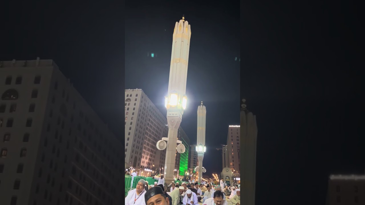 Azan Madinah Azan Mekkah azan sholat isya’  di masjid nabawi