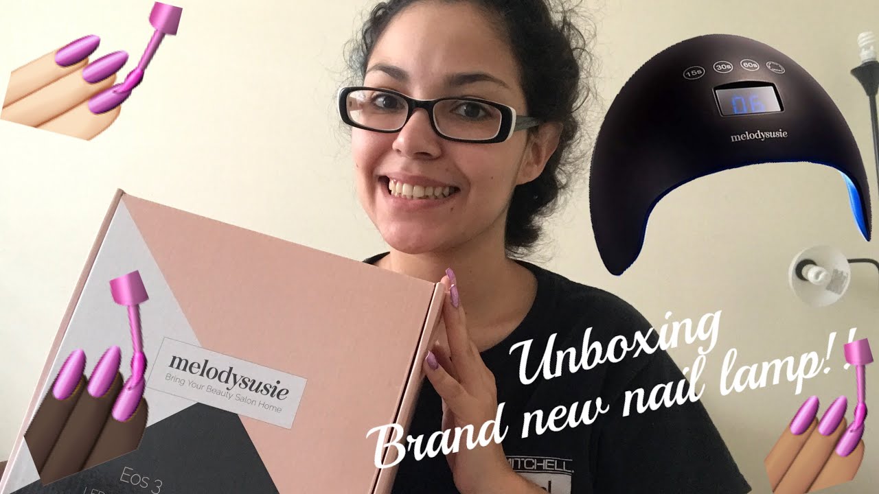 UNBOXING: MelodySusie LED/UV gel nail lamp! •FAVORITE NAIL LAMP!?!•