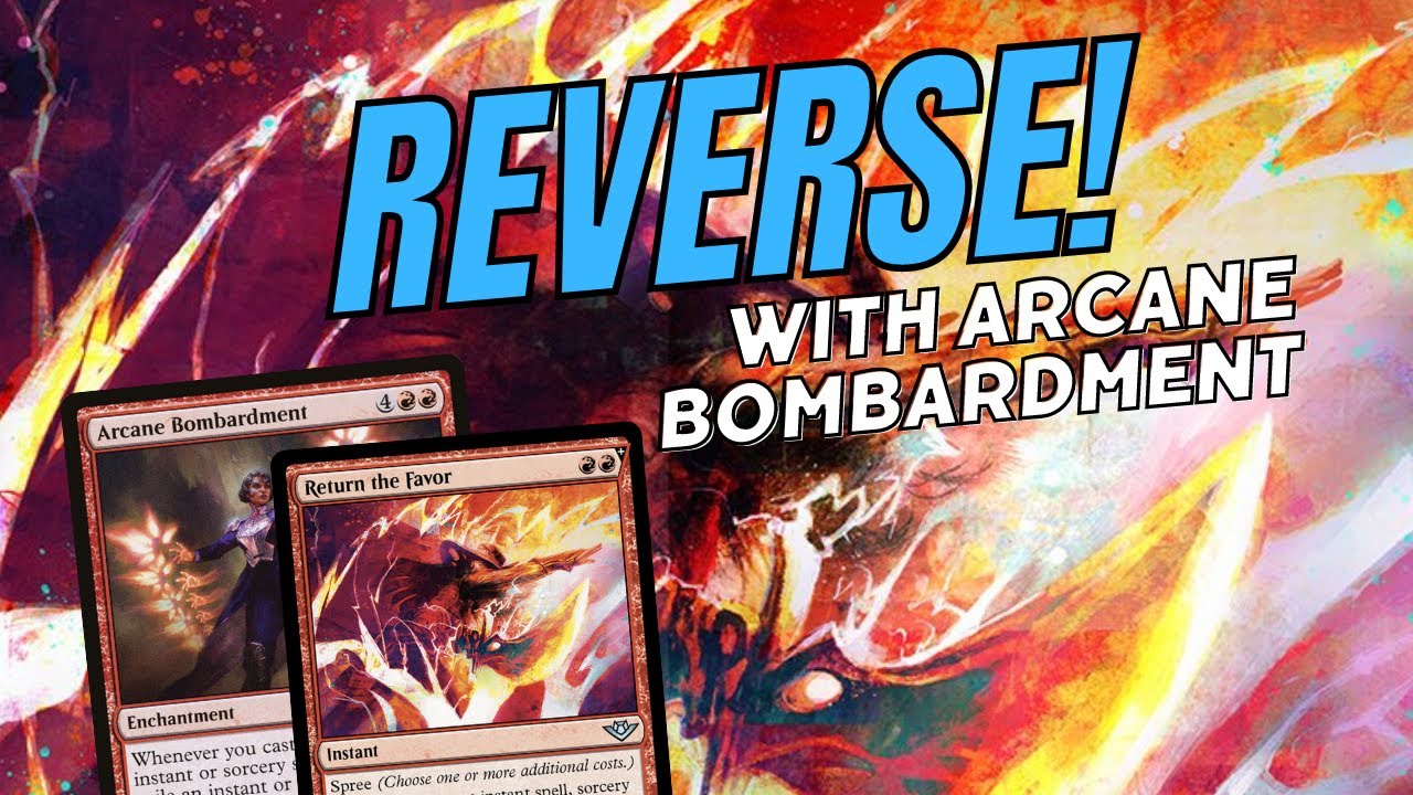 Return the Favor with Arcane Bombardment ⚪🔴 MTG Arena standard