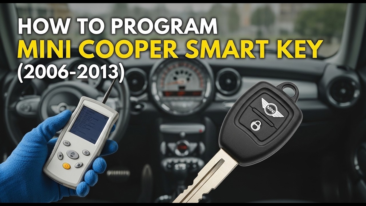 How To Program 3 Button Smart Key For 2006–2013 Mini Cooper