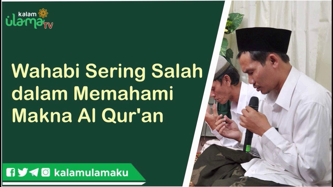 Gus Baha : Wahabi Sering Salah dalam Memahami Makna Al Qur'an