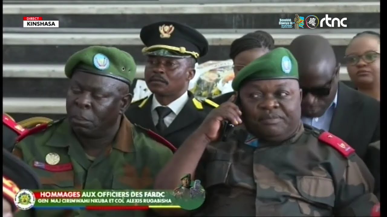 HOMMAGES AUX OFFICIERS DES FARDC