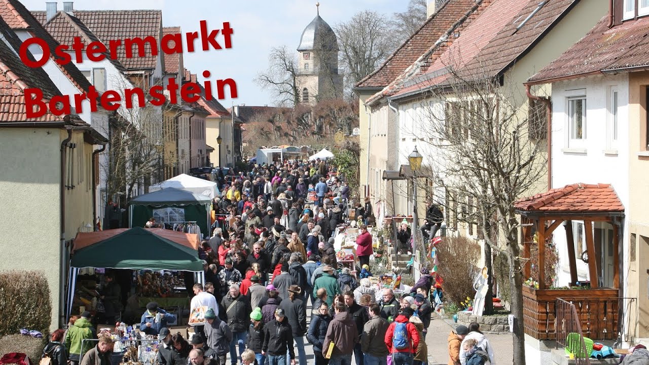 Ostermarkt Bartenstein 2015 mit Oldtimertreffen und Flohmarkt