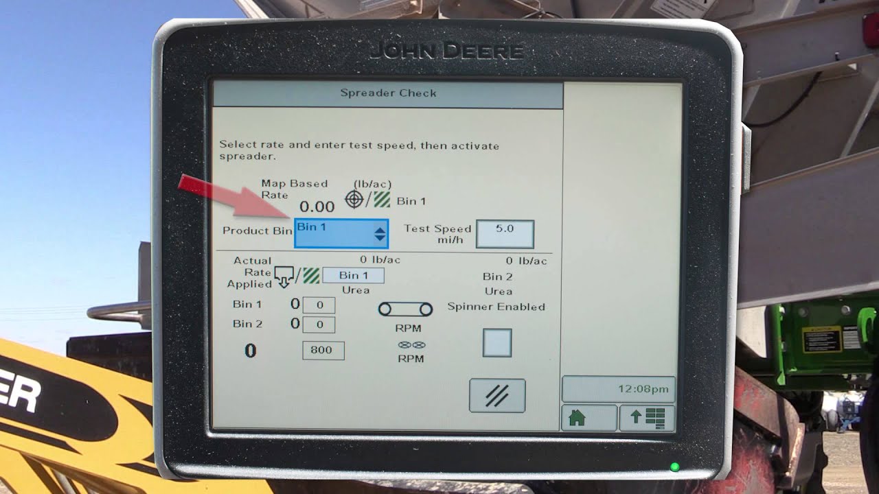 Spreader Calibration & Catch Test - JD (Legacy)