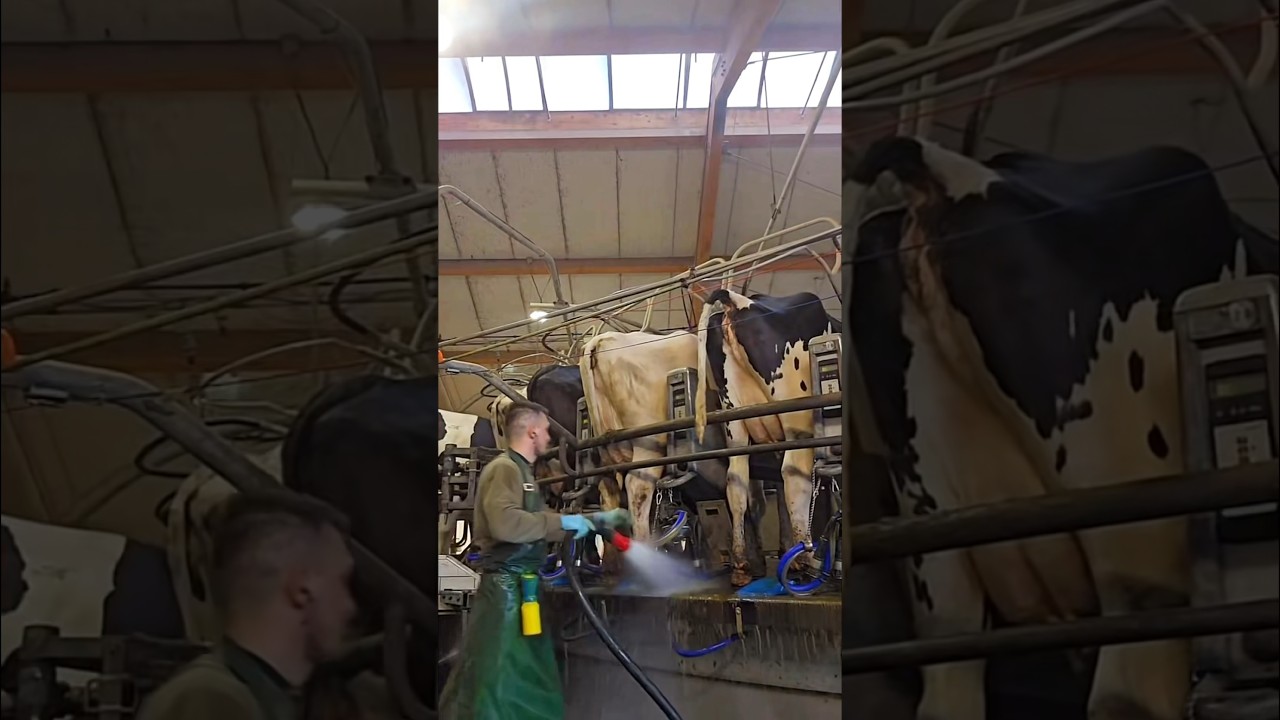 Milking 1,000 Cows at Once, Robotic Milking in Action