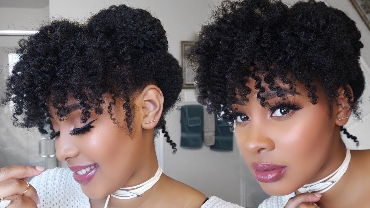 Easy, Quick & Cute 3 Minute Updo | Natural Hair