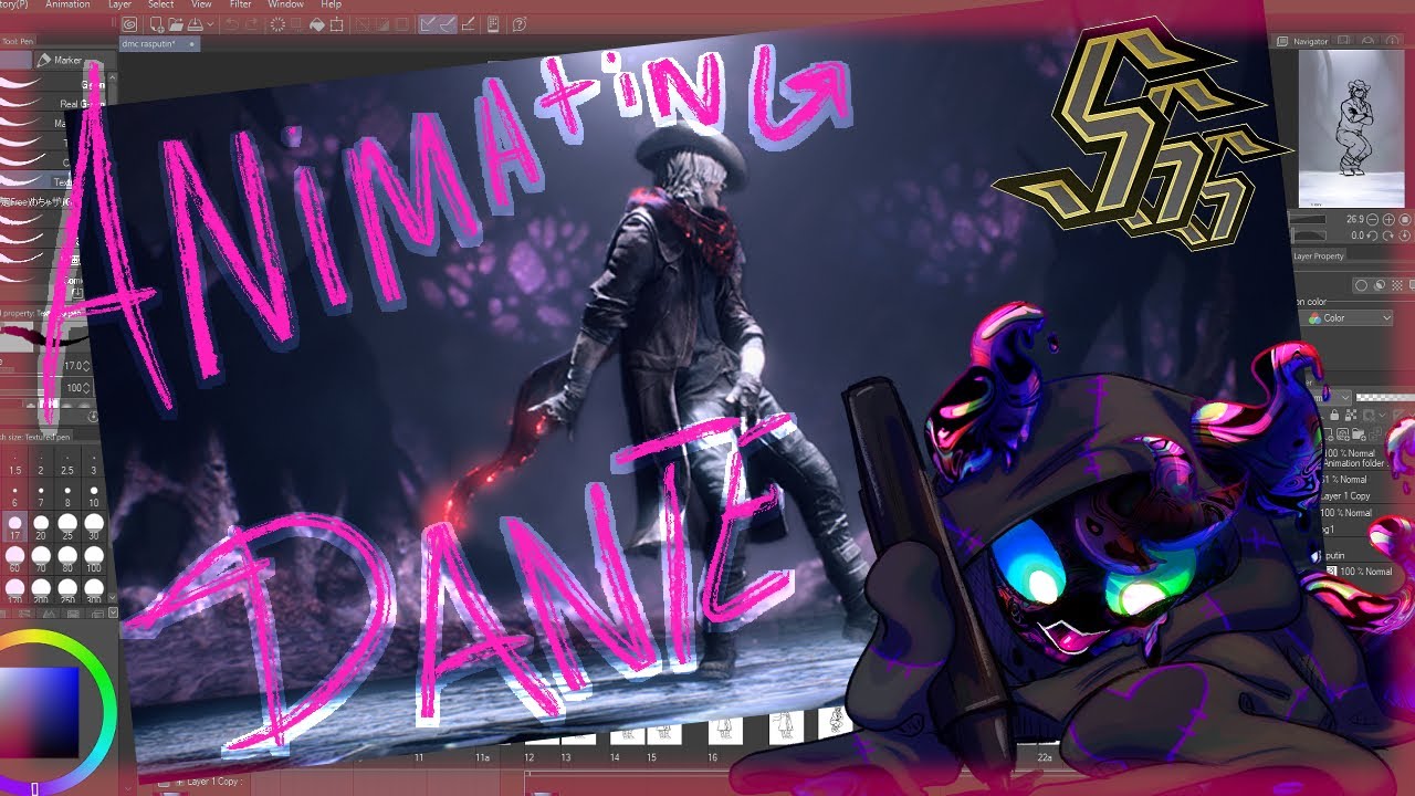 Animating Dante from Devil May Cry  VOD 2