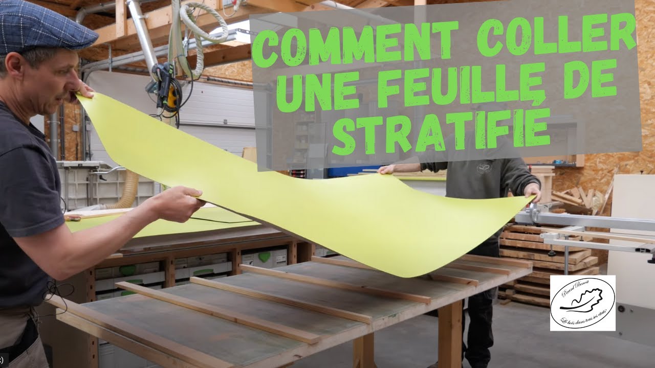 comment coller une feuille de stratifié