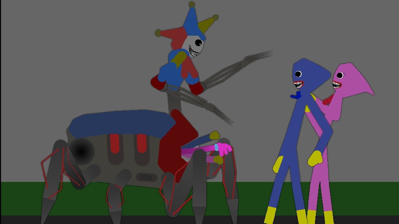 Prototype vs Huggy Wuggy and Kissy Missy (Poppy Playtime Chapter 5)