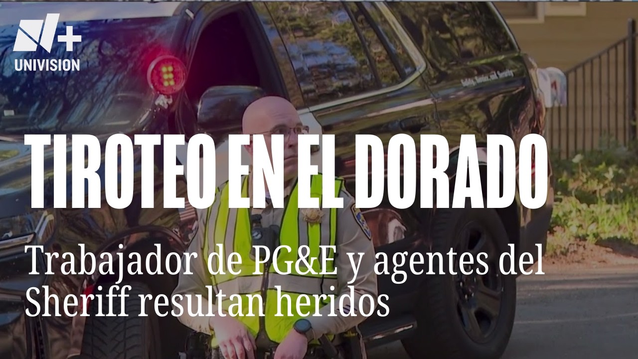 Tiroteo en El Dorado deja herido a trabajador de PG&E y dos oficiales del sheriff