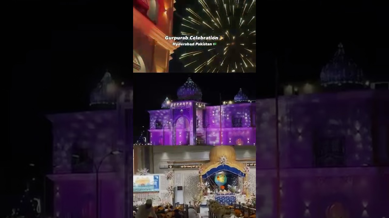556 Gurpurab Celebration In Hyderabad Pakistan 🇵🇰 #gurunanakjayanti2025 #waheguru #satnamwaheguru