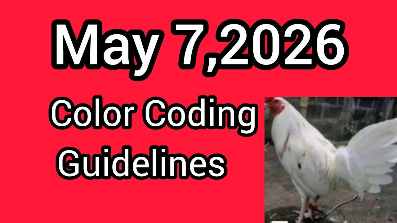 May 7,2026 Color Coding Guidelines 