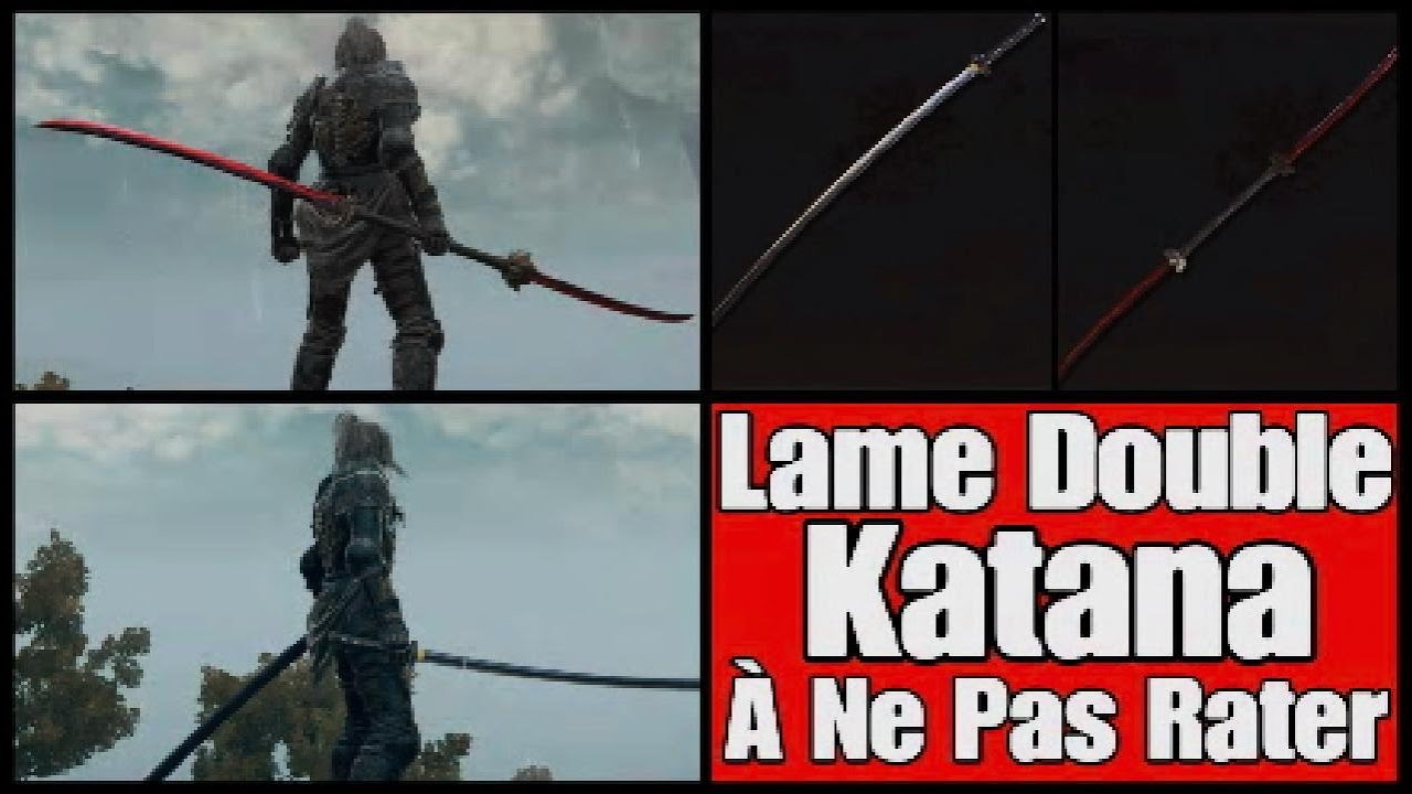 Elden Ring - Lame Double & Katana Unique / Nagakiba & Lame Double D'Éleonora