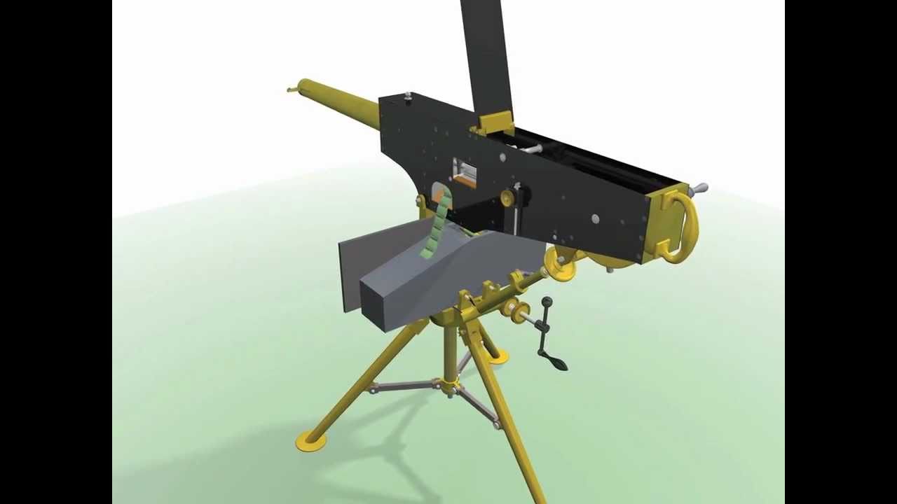 The First Maxim Machine Gun