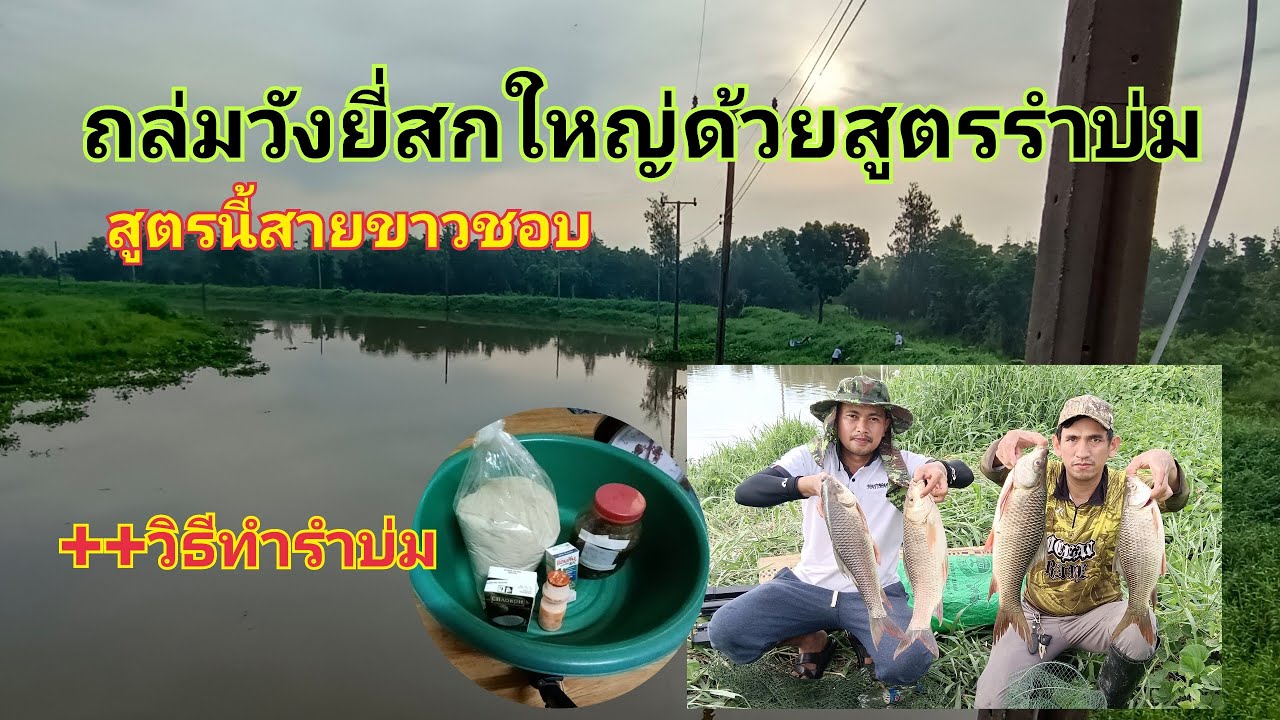 ตกปลาหน้าดิน🐟🐟คลองธรรมชาติ ด้วยสูตรรำบ่มพร้อมวิธีทำ สูตรยี่สก นวลจันทร์ ตะเพียน นิลชอบ