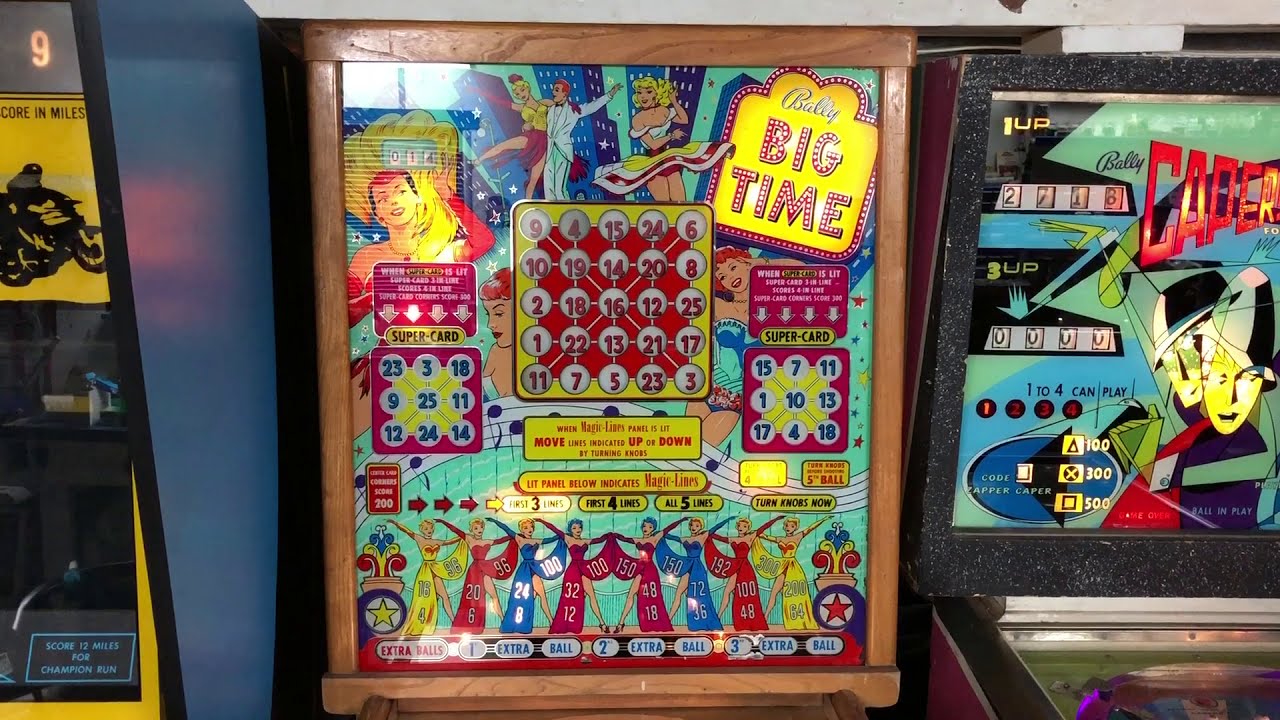 Playing Bally Big Time Bingo (1954)
